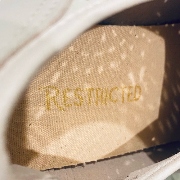 Restricted Women’s Mauve Light Pink Laser Cut Sneakers (6) - Picture 12 of 15